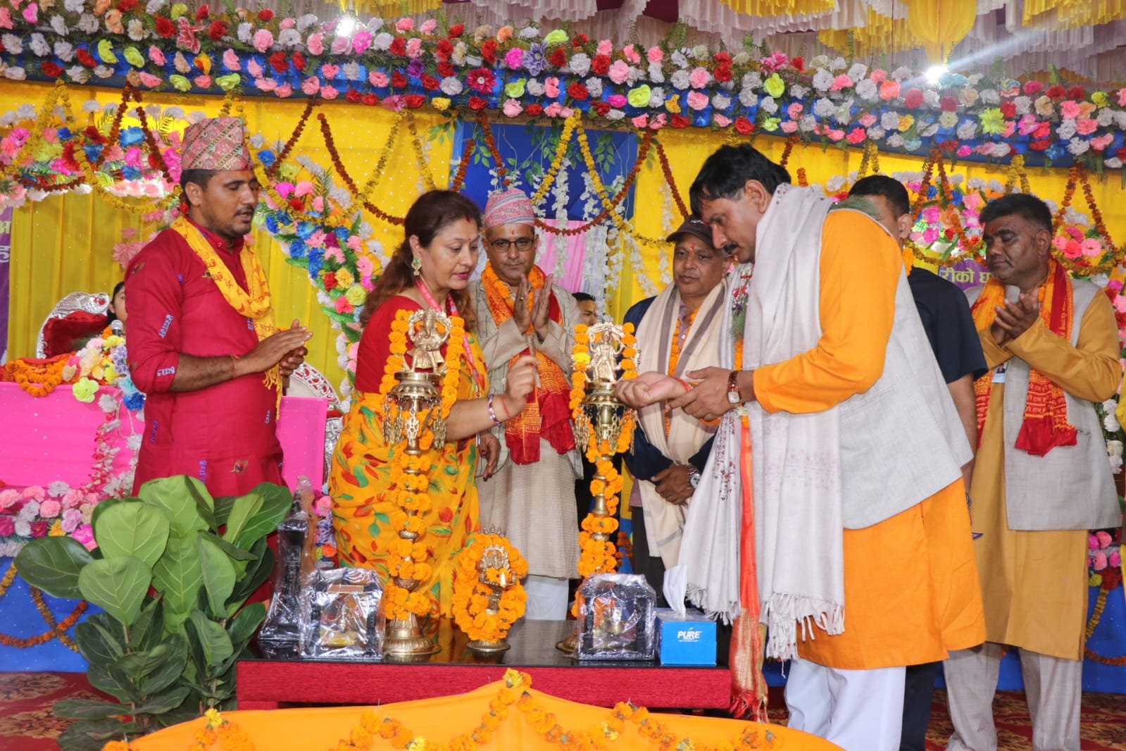 सनातन धर्म संस्कृतिको संरक्षणको लागी सांसदको लोगो मिल्काउन तयार छुः सांसद शाह